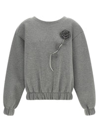Giuseppe Di Morabito Women Removable Flower Application Sweatshirt