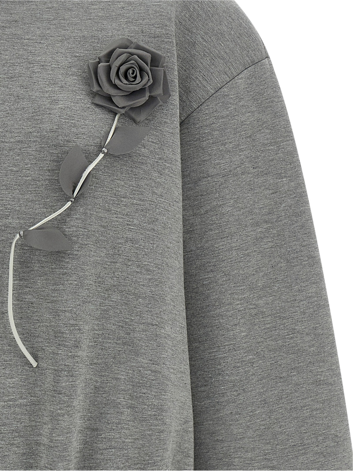 Giuseppe Di Morabito Women Removable Flower Application Sweatshirt