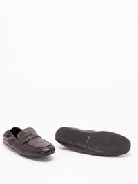 Prada Prada Men Shuffle Antiqued Leather Loafers