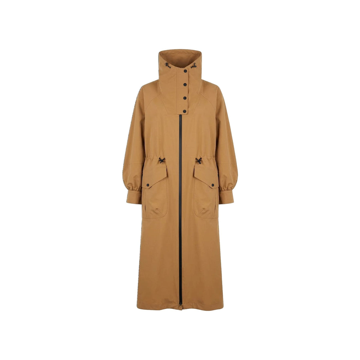 Herno Herno Long Funnel-Neck Trench Coat Women