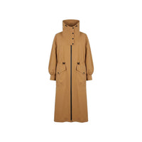 Herno Herno Long Funnel-Neck Trench Coat Women