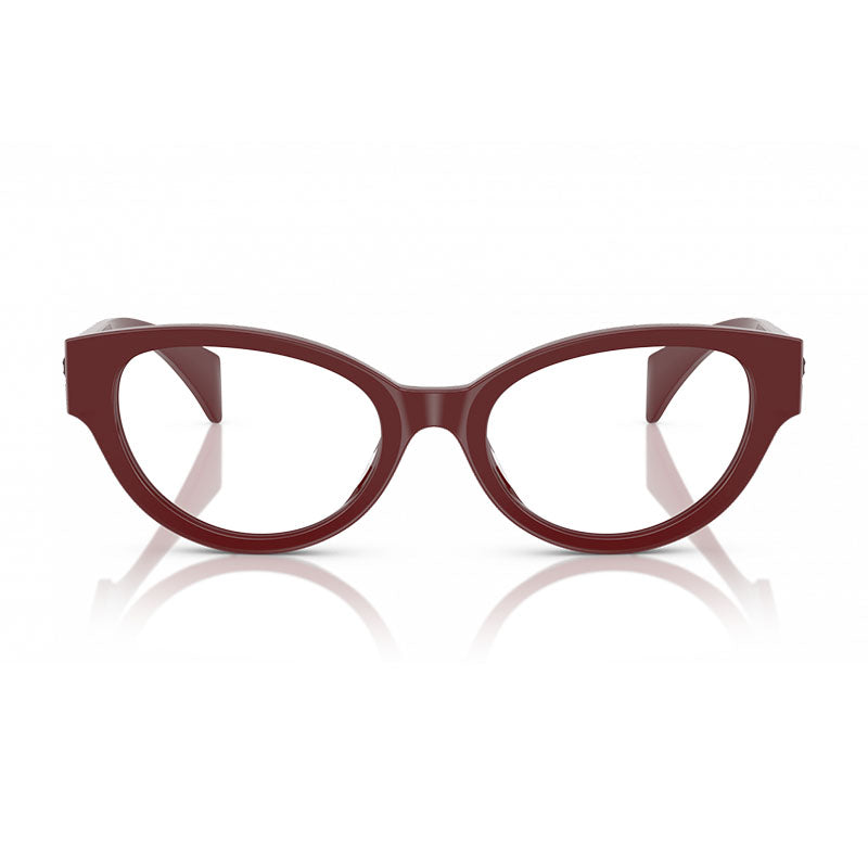 Versace Eyeglasses Cat Eye Full Rim, Pink Frame and Clear Demo Lenses Lens VE3361U5488