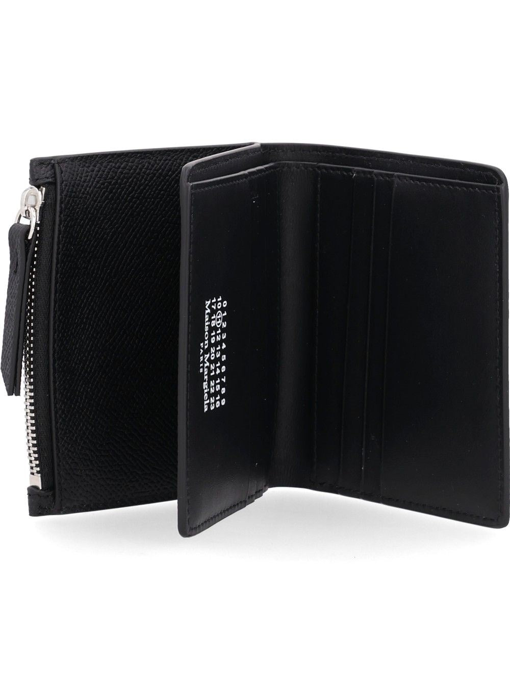 Maison Margiela Maison Margiela Women Compact Leather Wallet With Side Zip