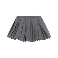 Miu Miu Plissé Check Mini Skirt Women