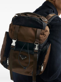 Prada Men Two-Tone Re-Nylon Backpack