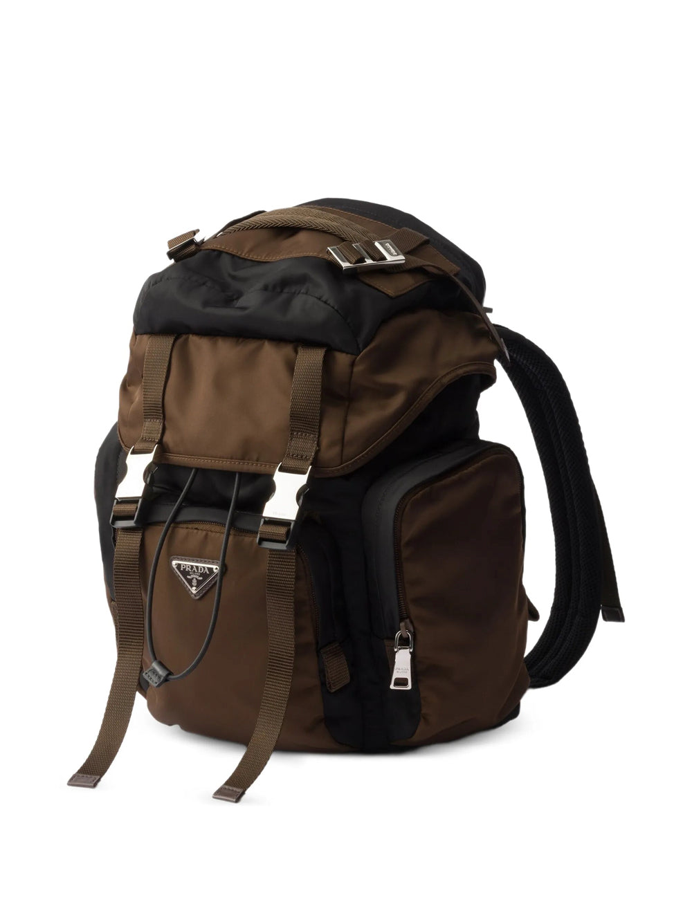Prada Men Two-Tone Re-Nylon Backpack