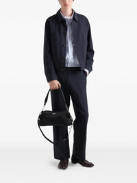 Prada Men Prada Explore Re-Nylon And Leather Bag