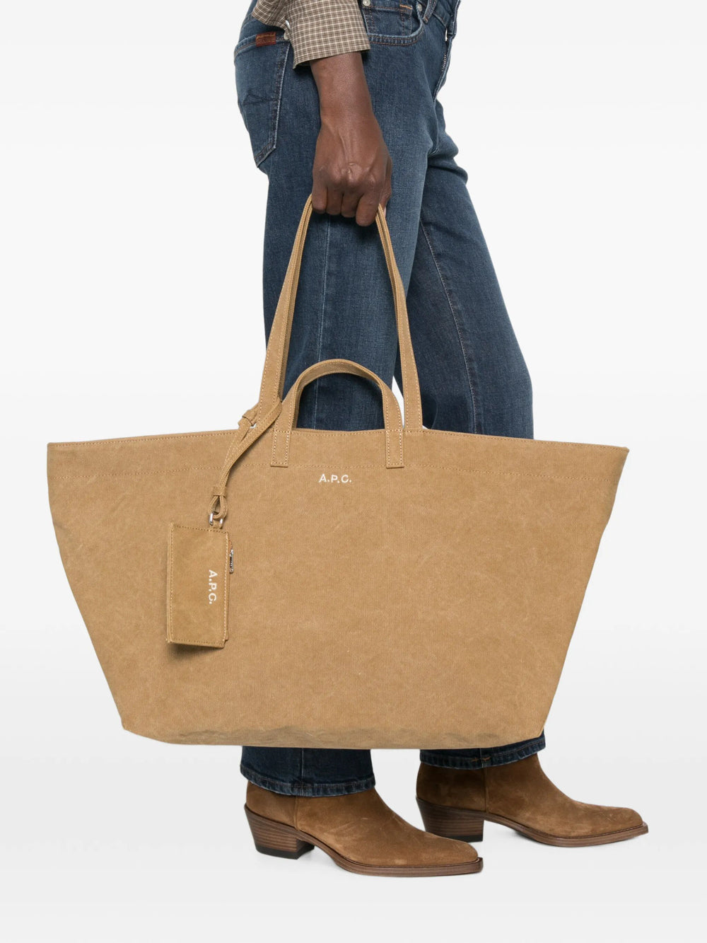 A.P.C. Women Le Drummer Toile Tote Bag
