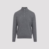 Brunello Cucinelli Half Zip Cashmere Sweater Men