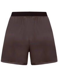 TOM FORD Tom Ford Women Logo-Waistband Silk Shorts