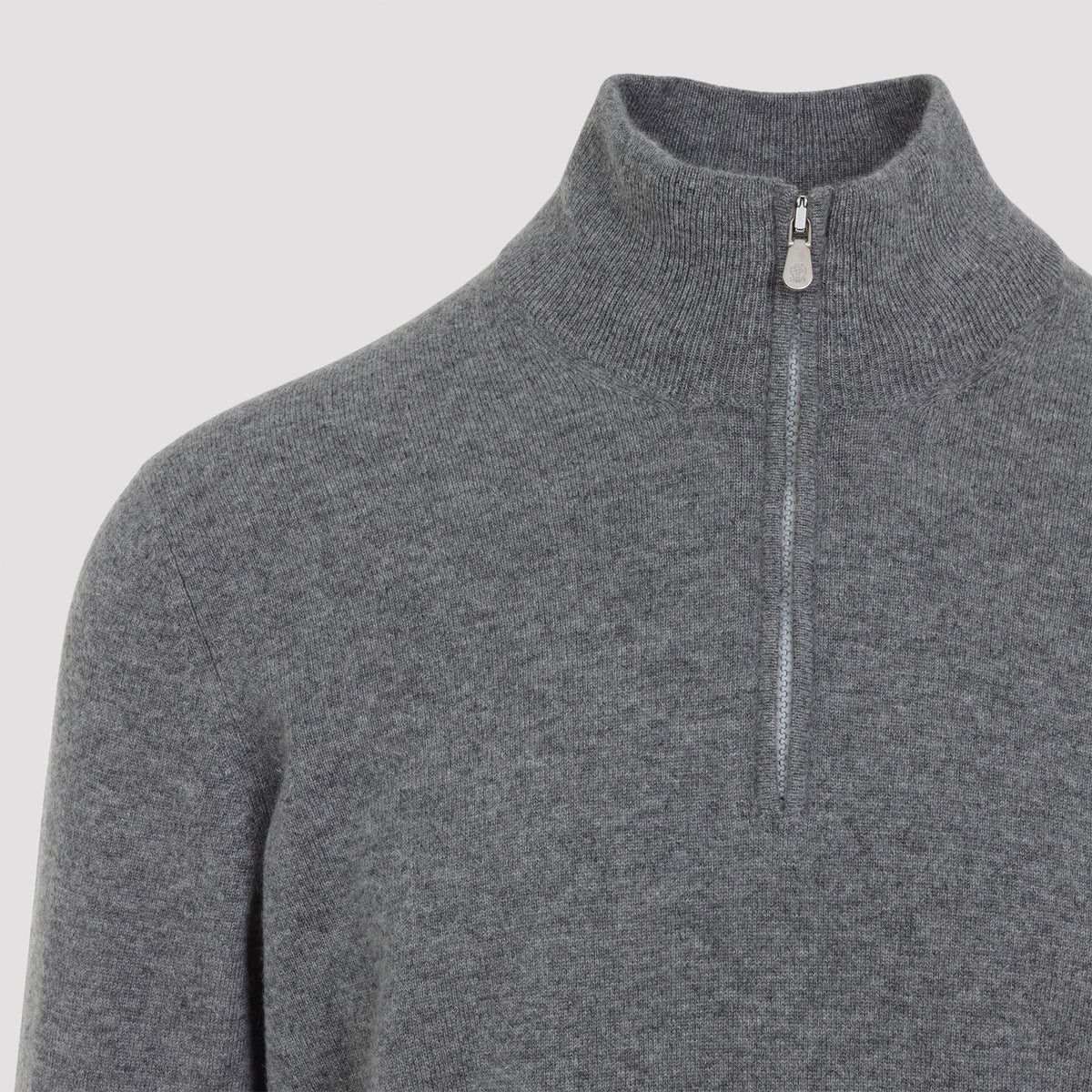 Brunello Cucinelli Half Zip Cashmere Sweater Men