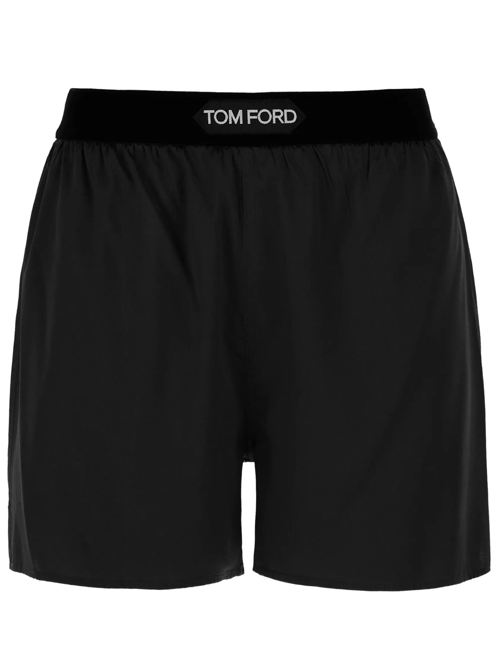 TOM FORD Tom Ford Women Logo-Waistband Silk Shorts