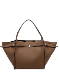TOD`S T Signature Medium Shopping Bag In Leather Women