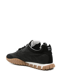 MIUMIU Tyre Technical Fabric And Suede Sneakers Women