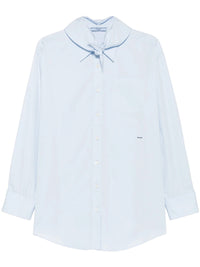 PRADA Prada Women Poplin Shirt With Knot Detail