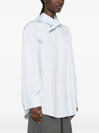 PRADA Prada Women Poplin Shirt With Knot Detail