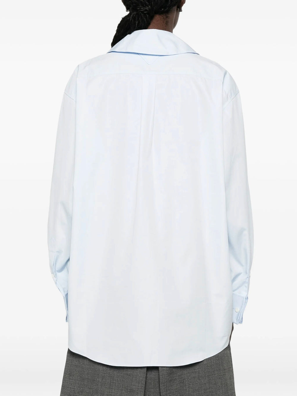 PRADA Prada Women Poplin Shirt With Knot Detail
