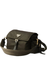 Prada Women Prada Explore Medium Re-Nylon Shoulder Bag With Flap