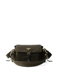 Prada Women Prada Explore Medium Re-Nylon Shoulder Bag With Flap