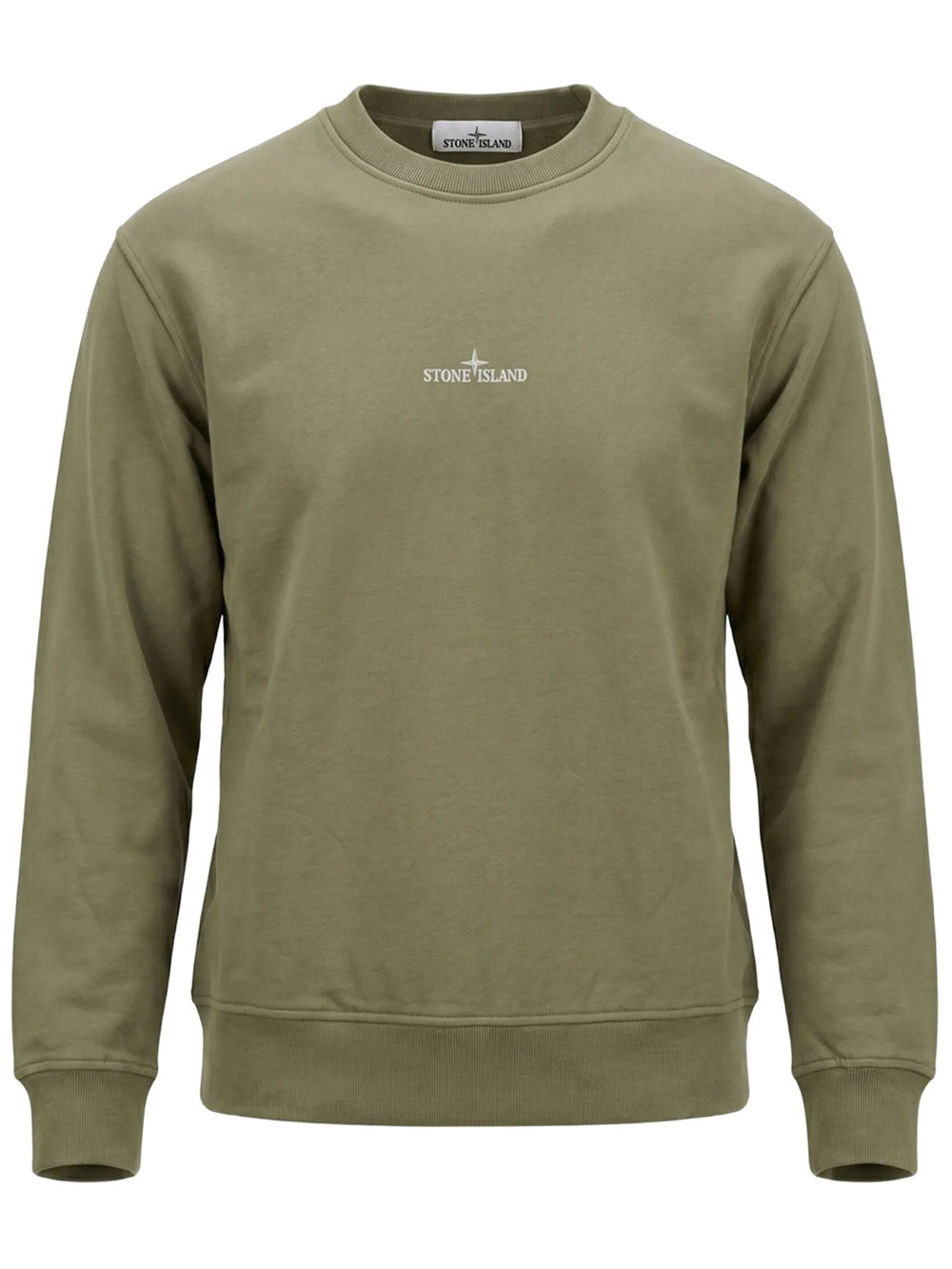 STONE ISLAND Oversized-Fit Crewneck Sweatshirt With `Blurred Compass` Print Women