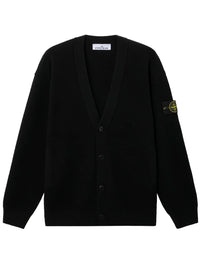 Stone Island Men Cardigan In Maglia Con Scollo A V E Tasche