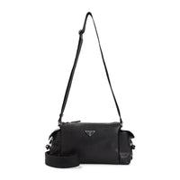 PRADA Prada Leather Bandoliera Bag Unisex
