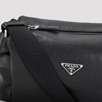 PRADA Prada Leather Bandoliera Bag Unisex