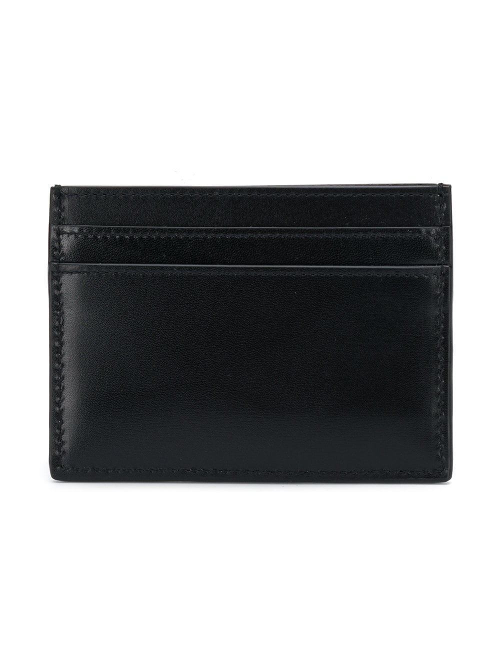 SAINT LAURENT PARIS Smooth Leather Cassandre Card Holder Women
