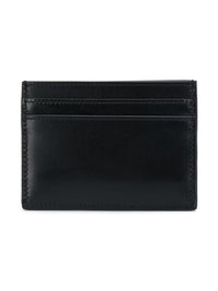 SAINT LAURENT PARIS Smooth Leather Cassandre Card Holder Women