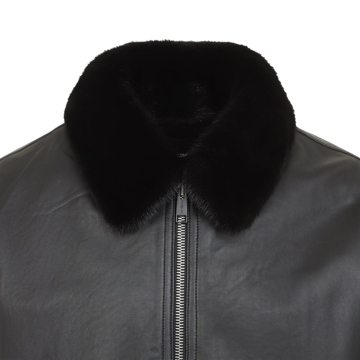 Yves Salomon Leather Jacket Men