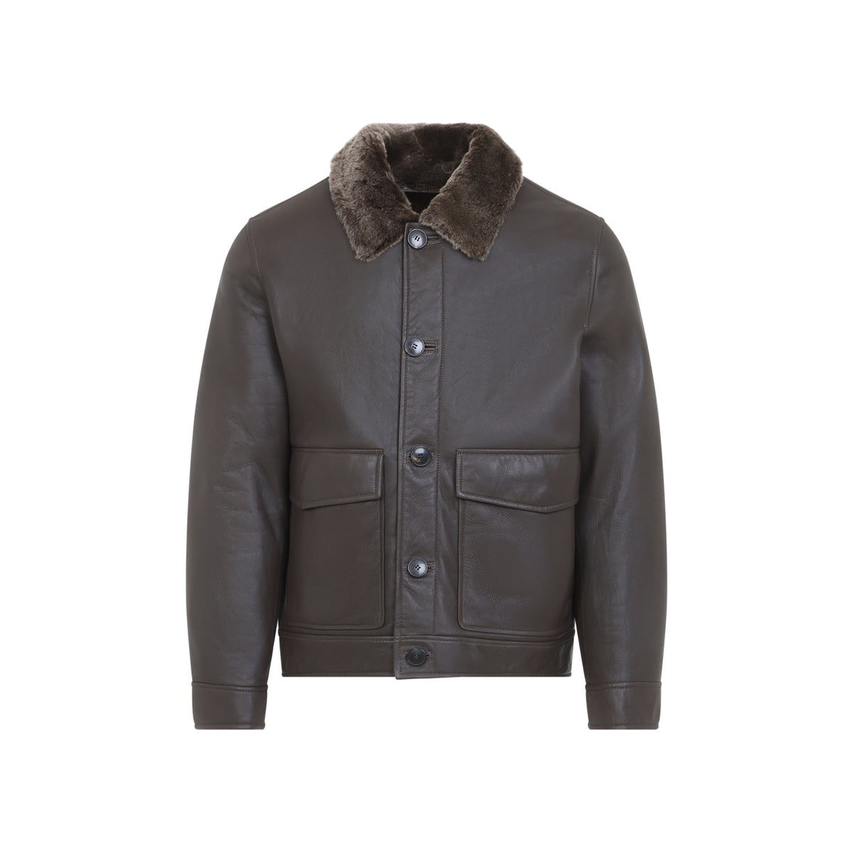 YVES SALOMON Yves Salomon Leather Jacket Men