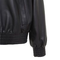 Balenciaga Leather High Collar Tracktop Men