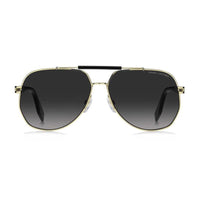 Marc Jacobs Sunglasses Aviator Full Rim, Black Frame and Dark Grey Gradient Lens MARC673/S08079O