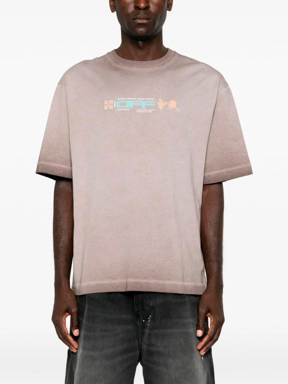 Off White Men `Archigeography 3 Arrow` `T-Shirt
