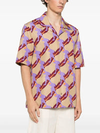 Gucci Men `Twisted Surf On Pop` Print Shirt