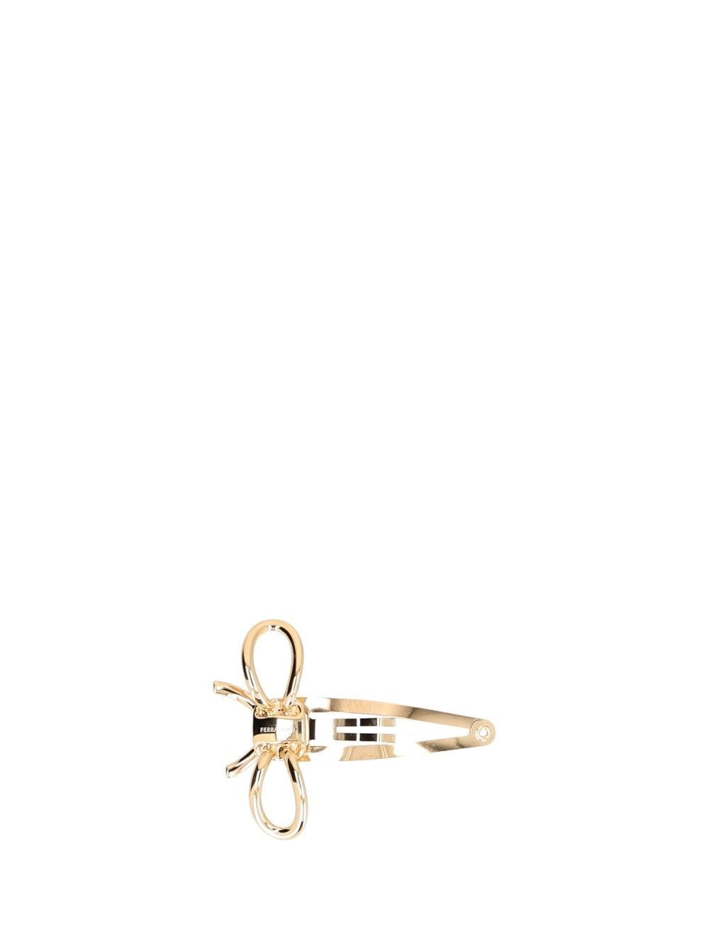 Ferragamo Ferragamo Women Metal Bow Hair Clip