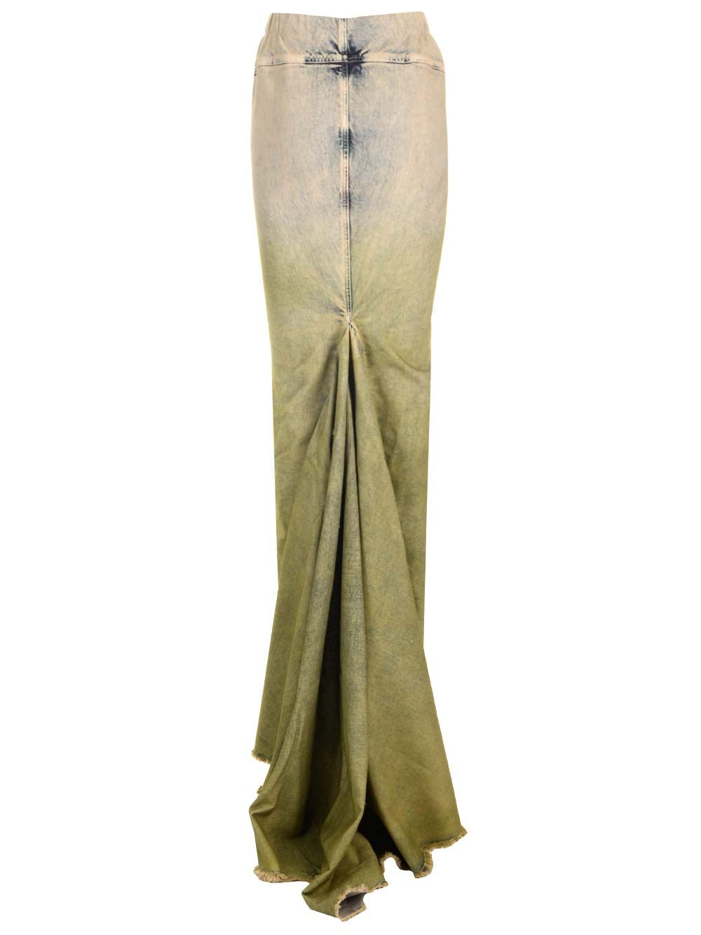 Moncler X Rick Owens Women Denim Mermaid Skirt