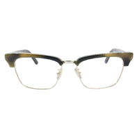 Celine Eyeglasses Browline Full Rim, Khaki Havana Frame and Clear Demo Lenses Lens CL50026U031