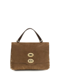 ZANELLATO Zanellato Women Postina Jones Suede Top Handle Bag