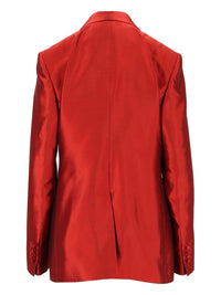 Dolce & Gabbana Women Double-Breasted Mikado Jacket