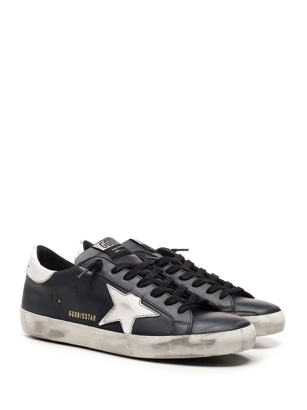 Golden Goose Golden Goose Men Black "Super Star" Sneakers