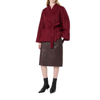 Max Mara Studio Max Mara Studio Timore Leather Pencil Skirt Women