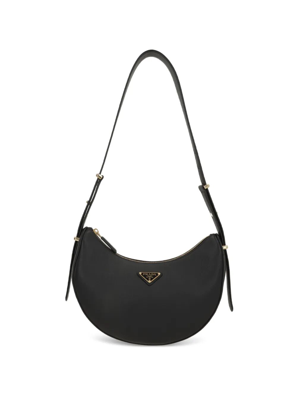 PRADA Arqué Leather Shoulder Bag Women