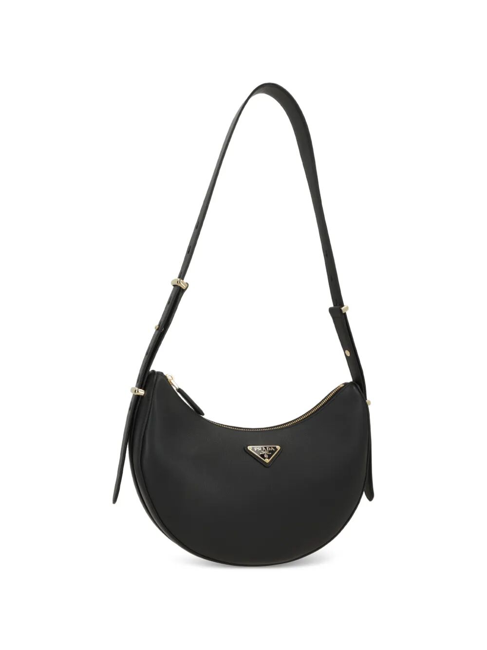 PRADA Arqué Leather Shoulder Bag Women