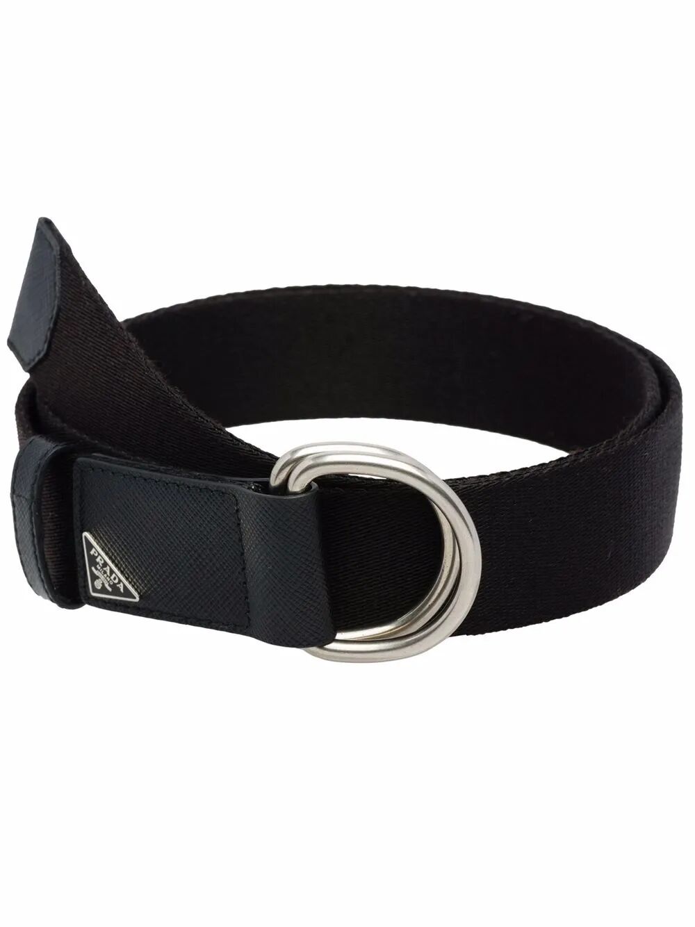 PRADA Prada Men Woven Re-Nylon Belt