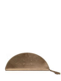 MAISON MARTIN MARGIELA Big Halfmoon Metallic Leather Pouch Women