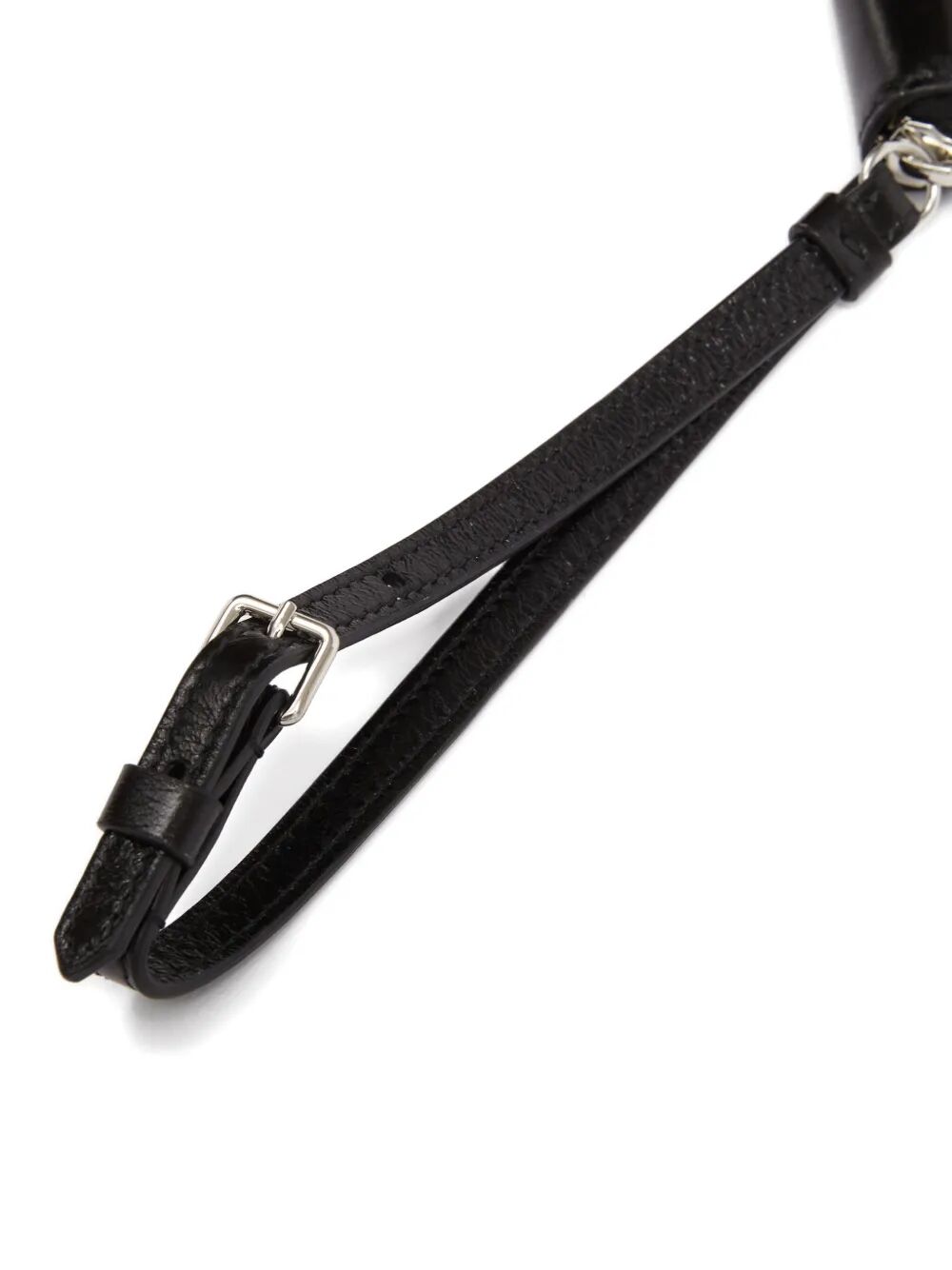 Maison Margiela Women Big Halfmoon Leather Pouch