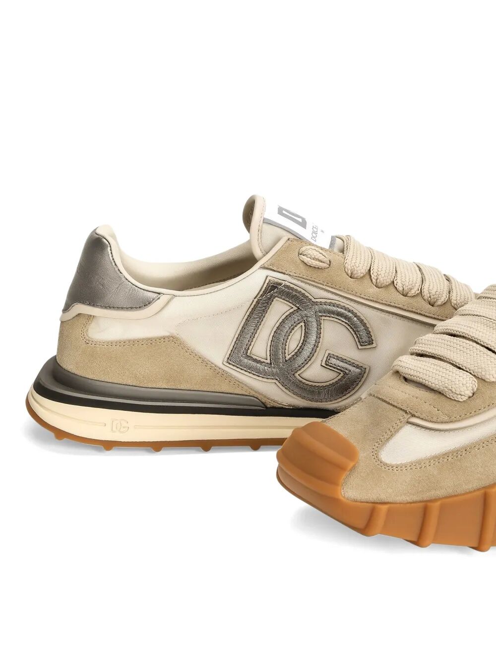 Dolce & Gabbana Men Dg Athletic Fabric And Suede Sneakers