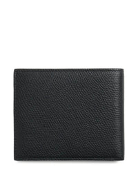 VALENTINO GARAVANI Vlogo Signature Grainy Calfskin Bi-Fold Wallet Women