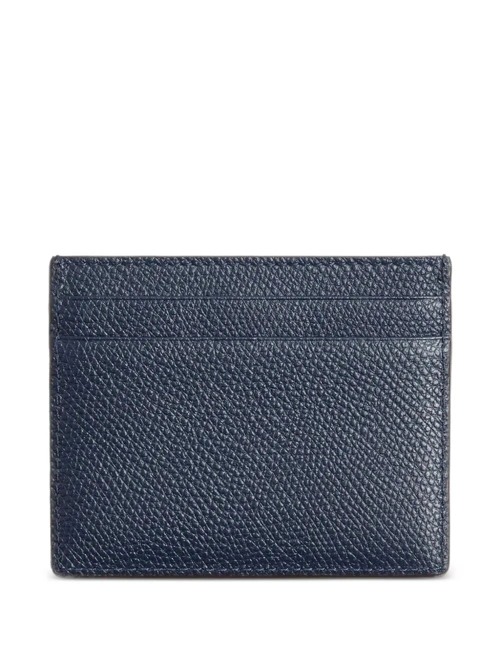 VALENTINO GARAVANI Vlogo Signature Garnet Calfskin Card Holder Women